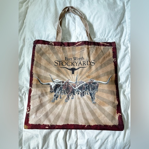 Stockyards Canvas Tote bag 🐂 - Picture 2 of 2